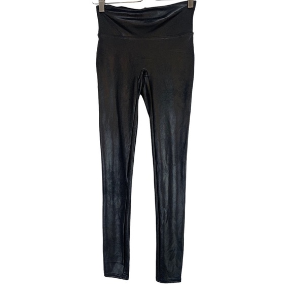 Spanx Faux Leather Leggings Size Small - Picture 2 of 9